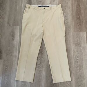 CALLAWAY Golf‎ Pants Men’s Size 40 x 28 Hemmed Performance Flat Front Tan